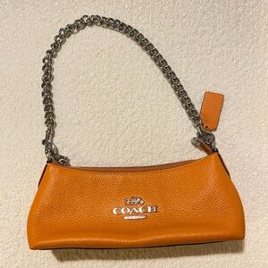 Coach Orange Charlotte Shoulder Bag